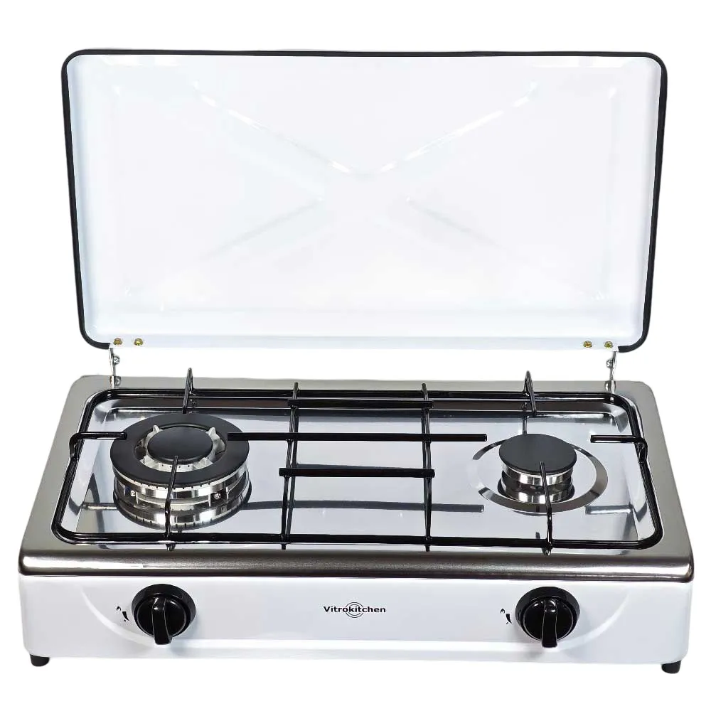 Vitrokitchen 252bb Gascampingkeuken Wit