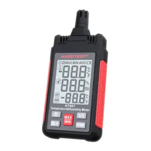 Habotest Ht607 Thermometer En Hygrometer Zwart