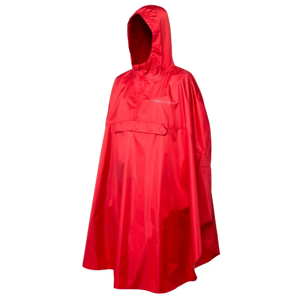 Trekmates Rove Poncho Rood