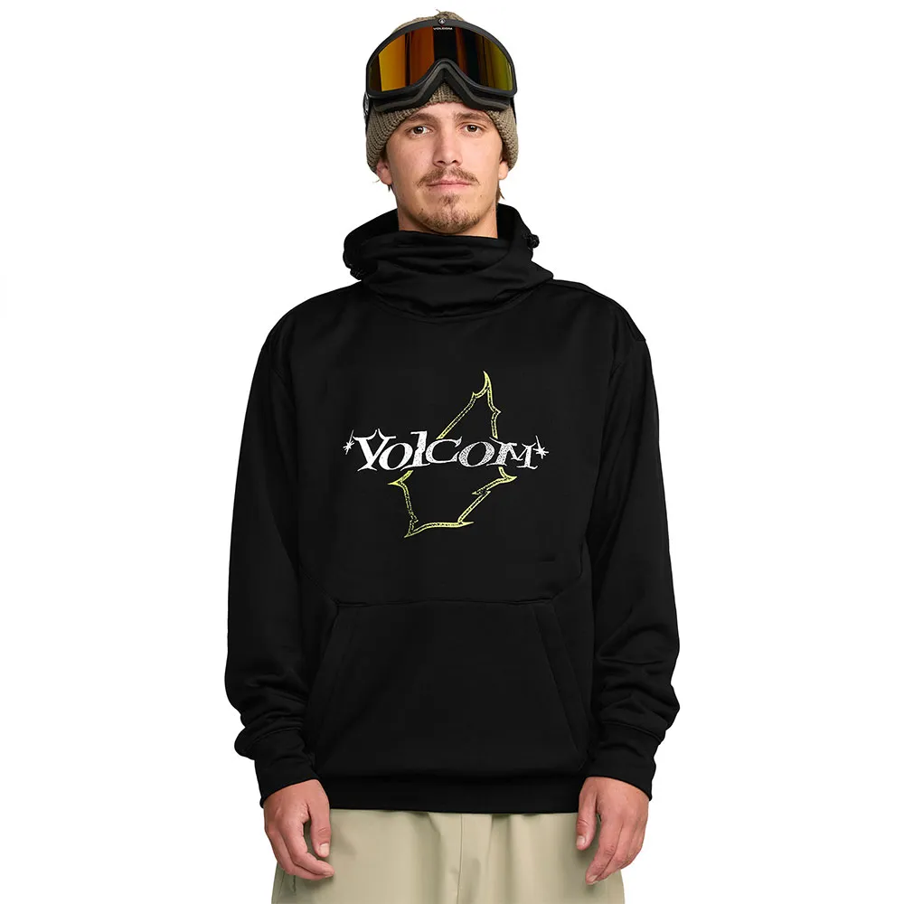 Volcom Hydro Riding Fleece Met Kap Zwart