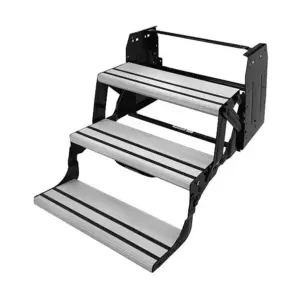 Lippert Handmatige Ladder Met 3 Treden Zwart