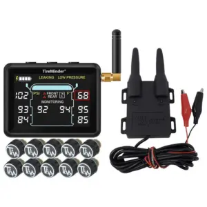 Minder Bandenspanning Controlemodule Tireminder I10 Rhino Booster Met 10 Standaard Zenders Zwart