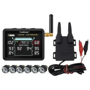 Minder Tireminder I10 Rhino Booster Module Voor Bandenspanningscontrole Met 6 Standaardzenders Zwart