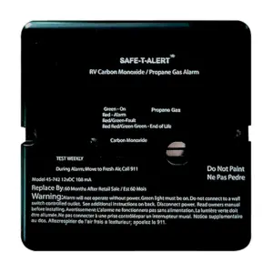 Safe T Alert Series 45 Koolmonoxide-en Propaanalarm Zwart