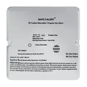 Safe T Alert Series 45 Koolmonoxide-en Propaanalarm Wit
