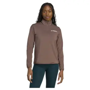 Adidas Terrex Multi Climawarm Tech Fleece Met Halve Rits Earth Strata / Earth Strata