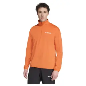 Adidas Terrex Multi Climawarm Tech Fleece Met Halve Rits Oranje