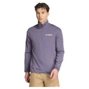 Adidas Terrex Multi Climawarm Tech Fleece Met Halve Rits Preloved Violet