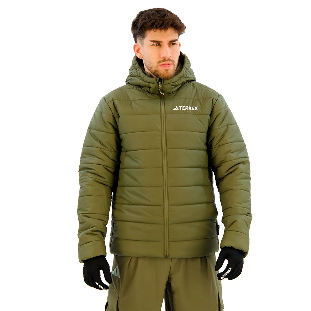 Adidas Terrex Multi Essentials Climawarm Insulated Jas Olijf