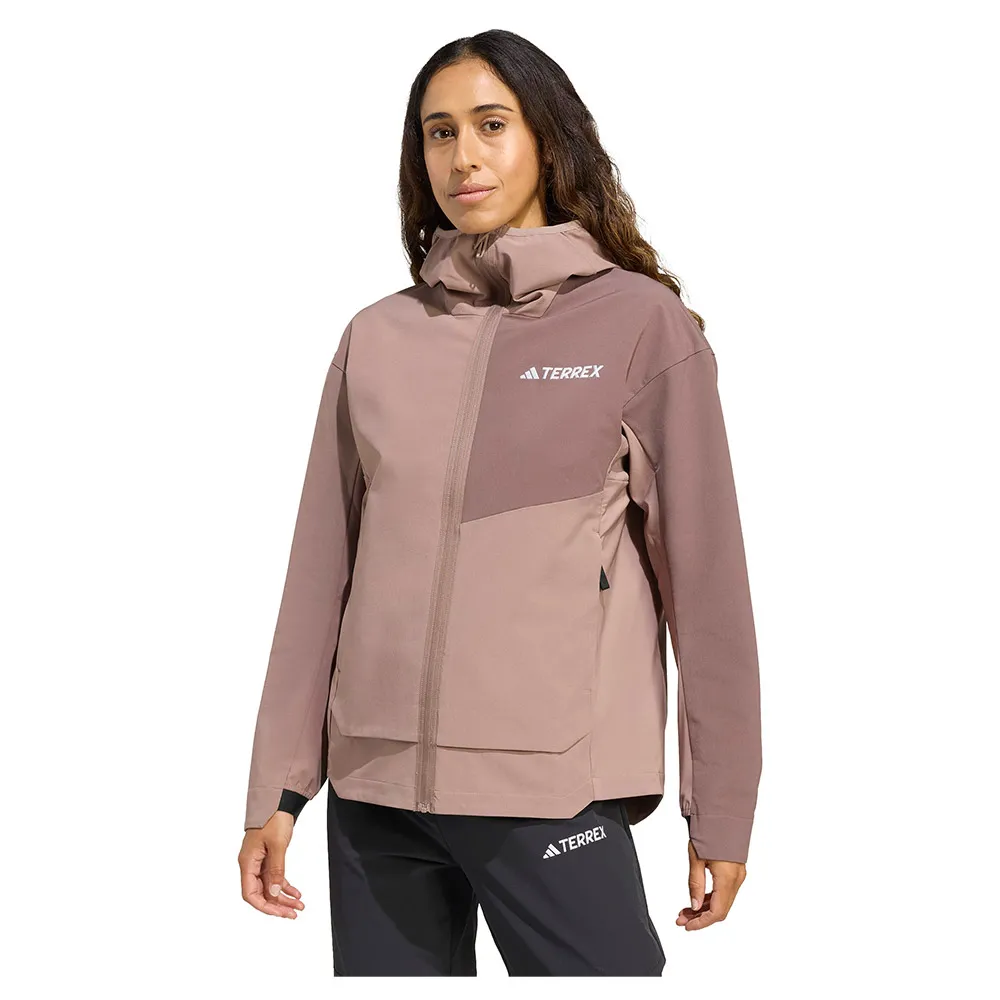 Adidas Terrex Multi Softshelljack Bruin