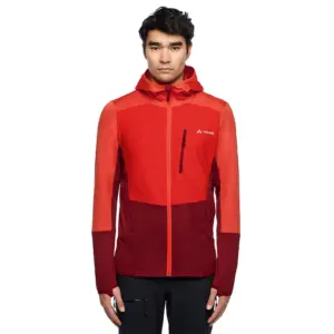 Vaude Monviso Grid Fleece Met Volledige Rits Roze