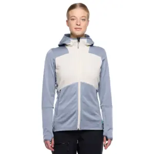 Vaude Monviso Grid Fleece Met Volledige Rits Dark Iris