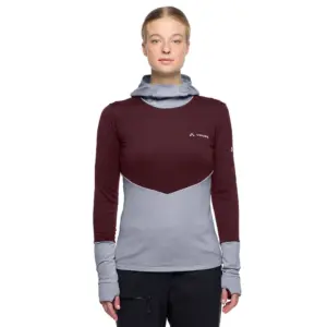 Vaude Monviso Fleece Met Kap Dark Iris