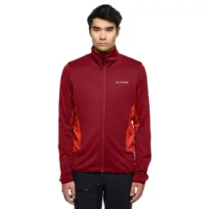 Vaude Monviso Ii Fleece Met Volledige Rits Rood