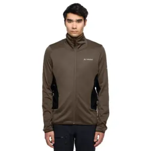 Vaude Monviso Ii Fleece Met Volledige Rits Bruin