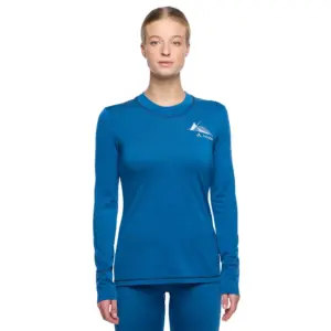 Vaude Monviso Ii Lange Mouwen Basislaag Blauw