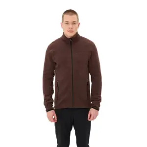 Vaude Rienza Iii Fleece Met Volledige Rits Tobacco