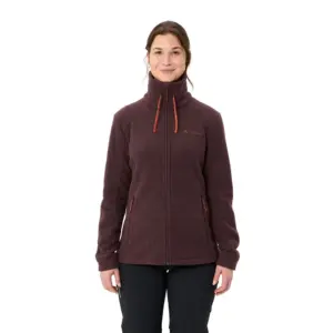 Vaude Skomer Winter Iii Fleece Met Volledige Rits Dark Oak