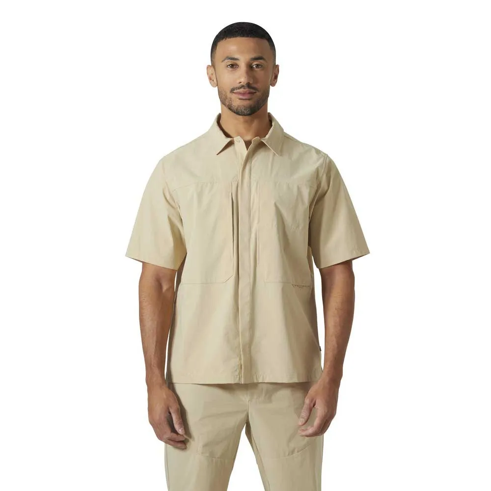 Helly Hansen Awe Overhemd Met Korte Mouwen Scandi Sand