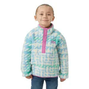 Helly Hansen Frosty Pile Fleece Met Halve Rits Bright Cyan