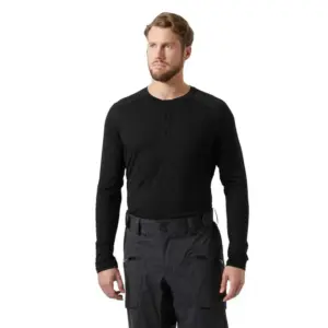 Helly Hansen Hh Durawool Lange Mouwen Basislaag Zwart