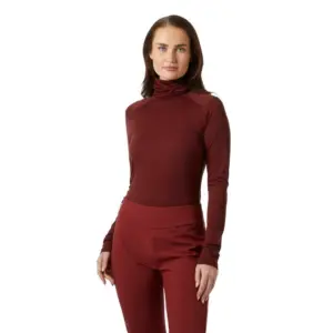 Helly Hansen Hh Durawool High Neck Lange Mouwen Basislaag Rood