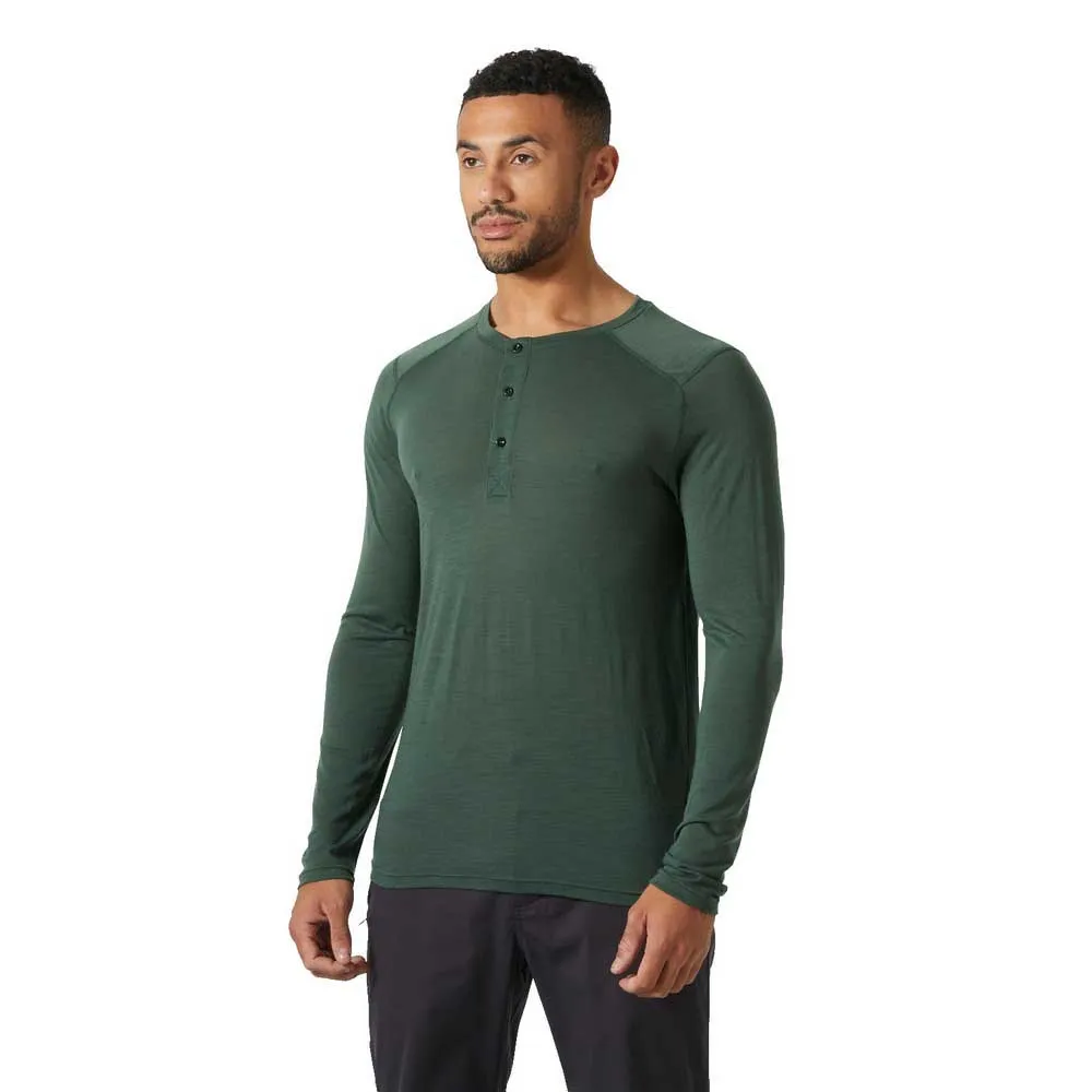 Helly Hansen Hh Durawool Lange Mouwen Basislaag Groen