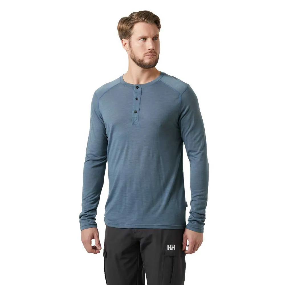 Helly Hansen Hh Durawool Lange Mouwen Basislaag Blauw