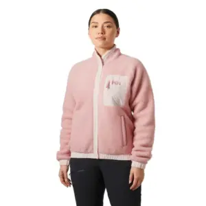 Helly Hansen Imperial Pile Snap Fleece Met Volledige Rits Roze