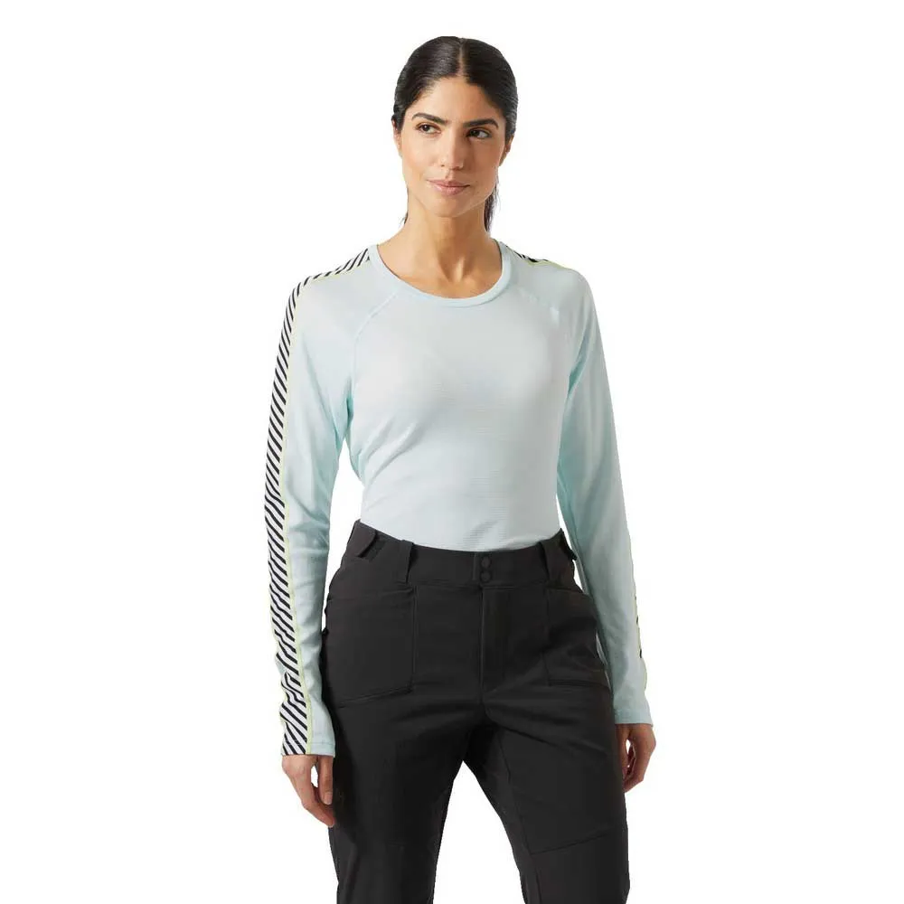 Helly Hansen Lifa Active Stripe Crew Lange Mouwen Basislaag Icicle