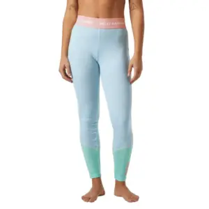Helly Hansen Lifa Merino Midweight Basislaagbroek Bright Cyan