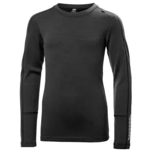 Helly Hansen Lifa Merino Midweight Lange Mouwen Basislaagset Zwart