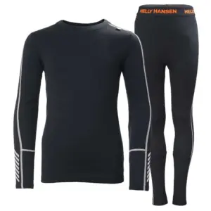 Helly Hansen Lifa Merino Midweight Lange Mouwen Basislaagset Blauw