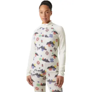 Helly Hansen Lifa Merino Midweight Sweatshirt Met Halve Rits Wit