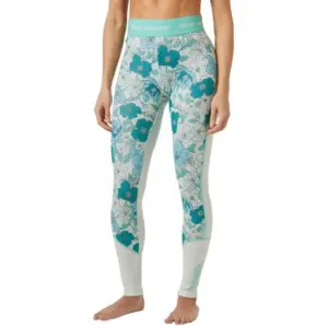 Helly Hansen Lifa Merino Mwt Graphic Basislaagbroek Seafoam Floral