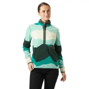 Helly Hansen Maridalen Printed Fleece Fleece Met Halve Rits Lagoon Mountain
