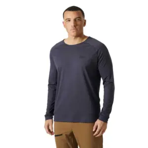 Helly Hansen Trail T-shirt Met Lange Mouwen Zwart