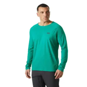 Helly Hansen Trail T-shirt Met Lange Mouwen Groen