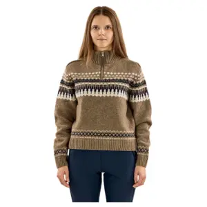 The Mountain Studio Ski Lambswool Trui Brindle