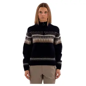 The Mountain Studio Ski Lambswool Trui Sky Captain