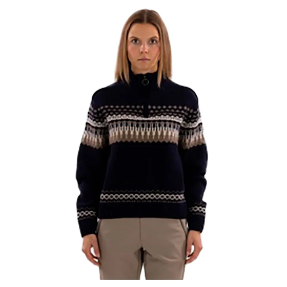 The Mountain Studio Ski Lambswool Trui Sky Captain