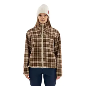 The Mountain Studio Soft Wool Pile Fleece Met Volledige Rits Brindle / Castle Wall