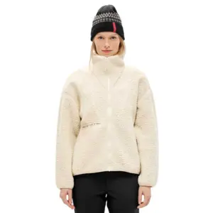 The Mountain Studio Soft Wool Pile Fleece Met Volledige Rits Castle Wal
