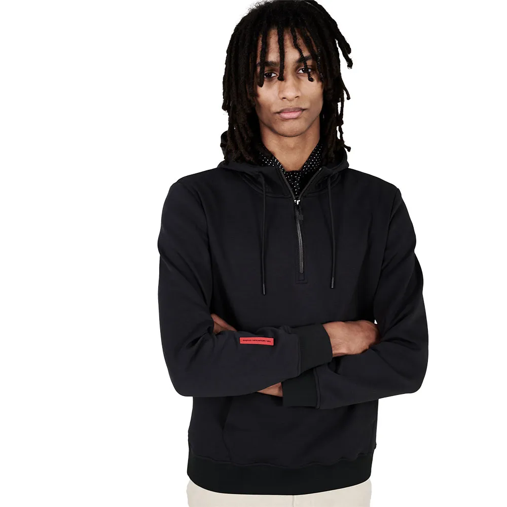 The Mountain Studio Tech Fleece Met Kap Zwart