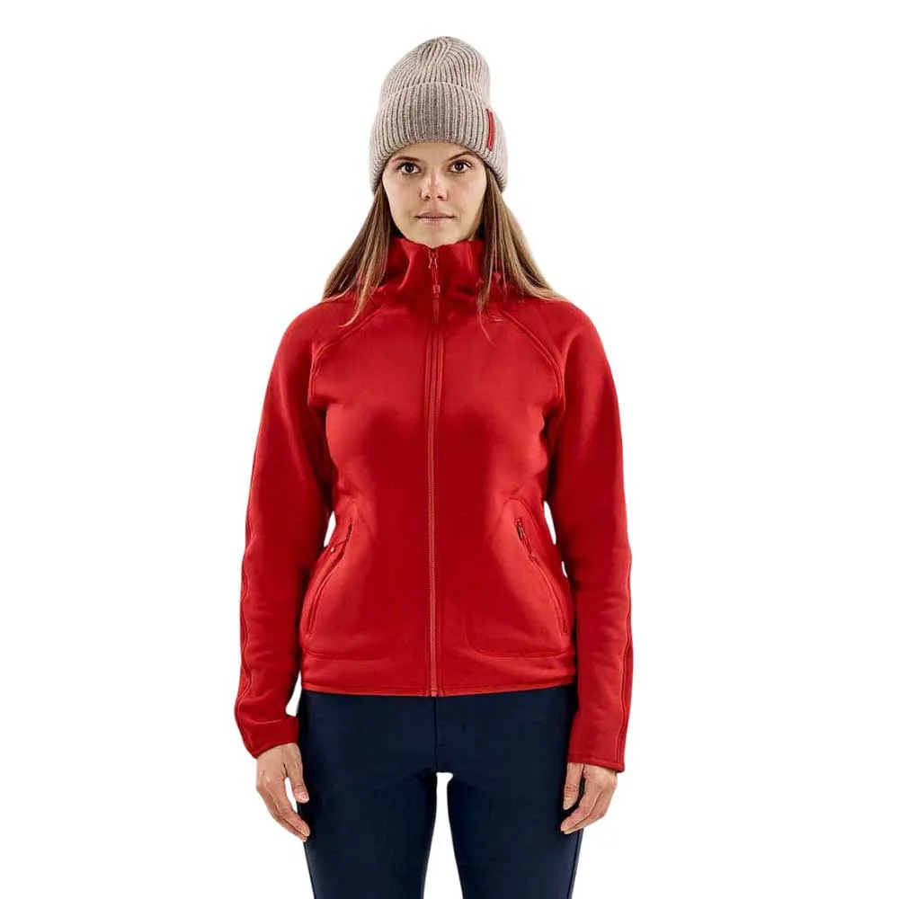 The Mountain Studio Tech Fleece Met Kap Rood