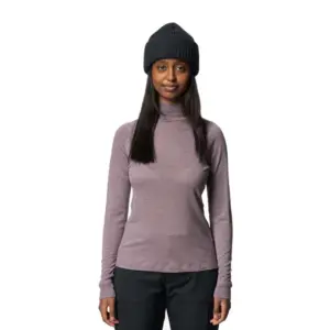 Houdini Activist Turtleneck Lange Mouwen Basislaag Paars