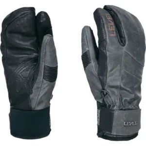 Level Off Piste Leather Handschoenen Antraciet