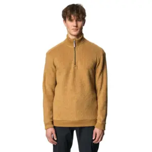 Houdini Alto Sweatshirt Met Halve Rits Goud