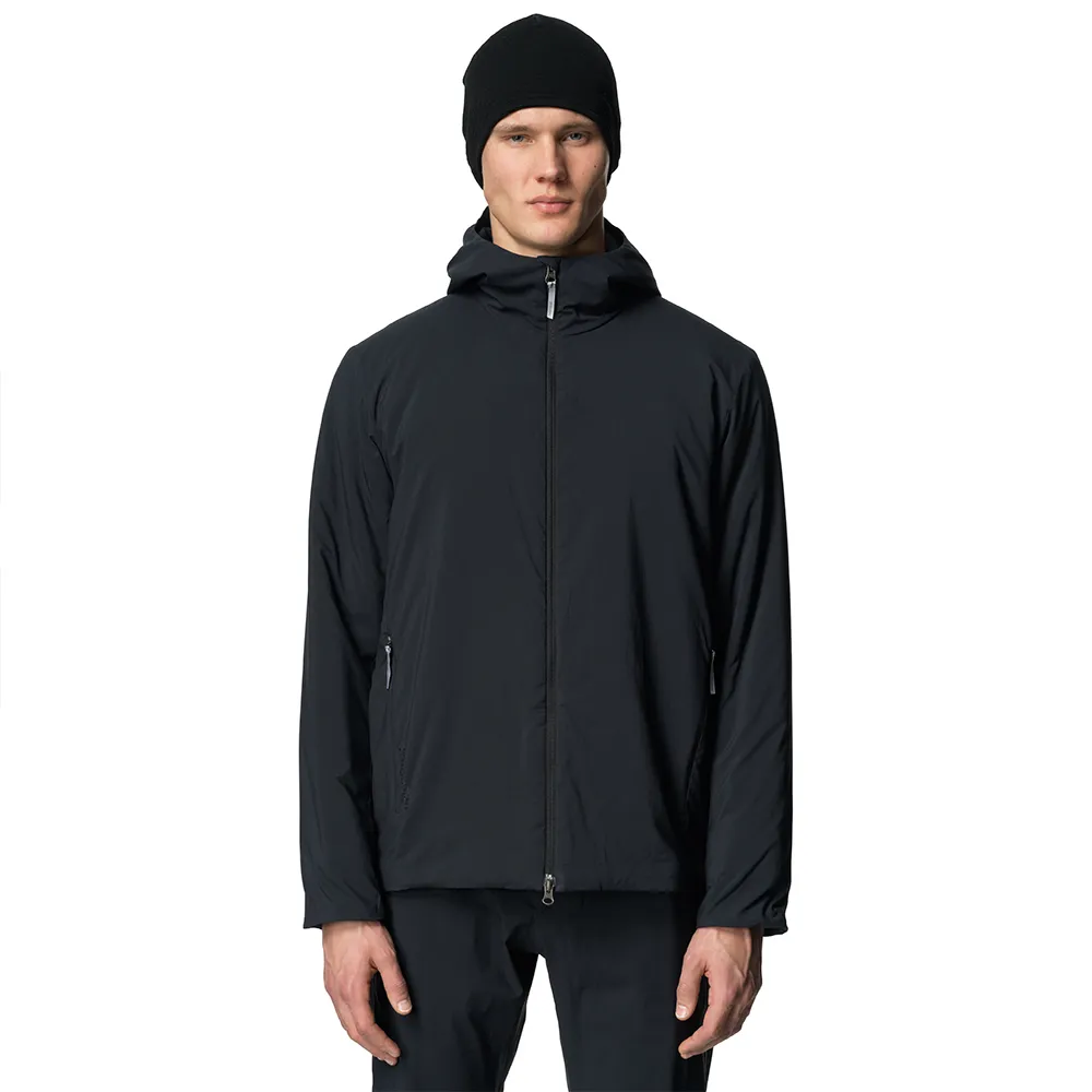 Houdini Puff Up Insulated Jas Zwart