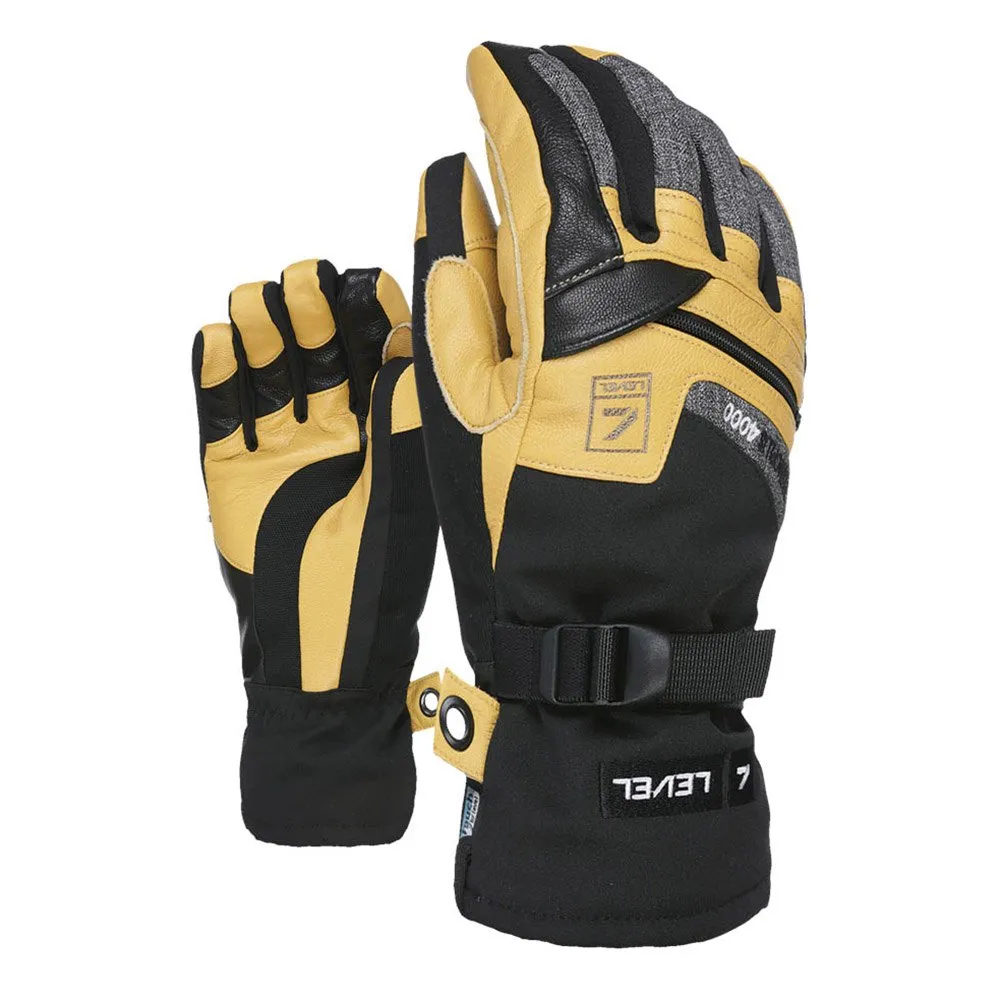 Level Ranger Leather Handschoenen Zwart